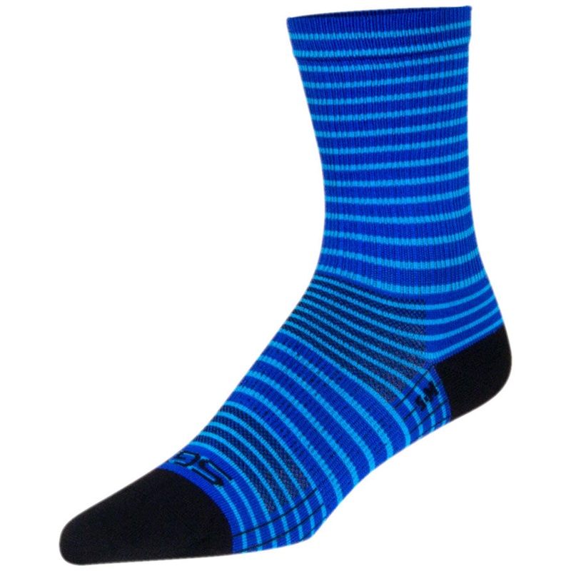 SockGuy SGX Royal Stripes Socks – 6″ Royal Small/Medium