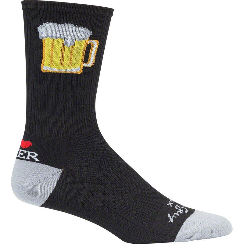 SockGuy SGX Tallboy Socks – 6″ Black Large/X-Large