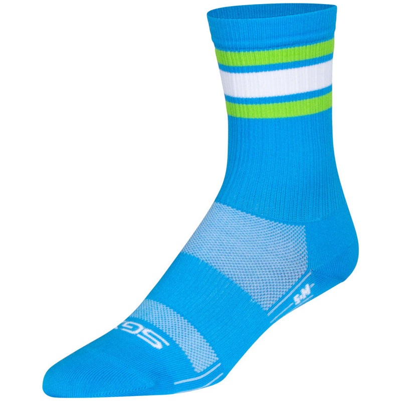 SockGuy SGX Throwback Socks – 6″ Blue Small/Medium