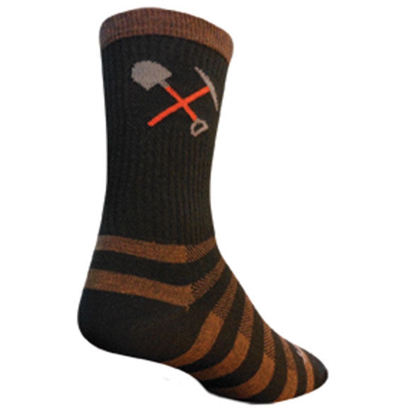 SockGuy Trail Maintenance Wool Socks – 6″ Black Large/X-Large