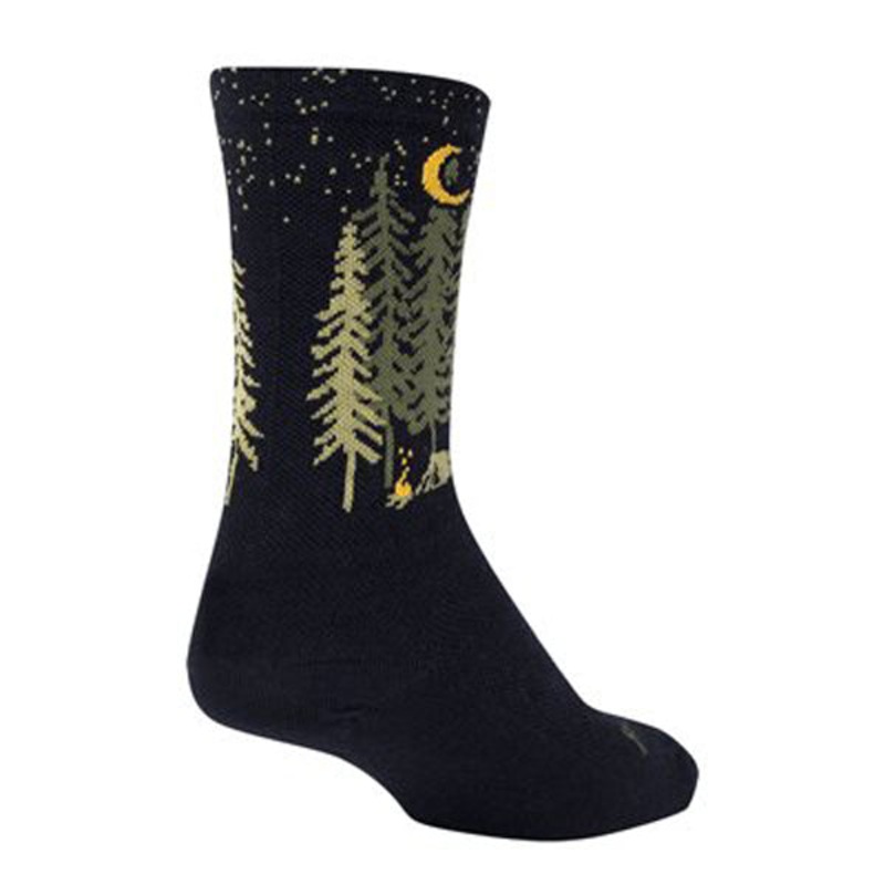 SockGuy Wool Camper Socks – 6″ Black Large/X-Large