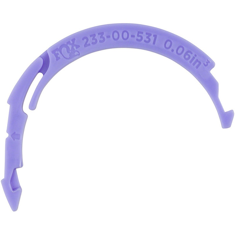 FOX Volume Spacers – Nude 5 T/TR 2022 XV Chamber .06in Purple Each