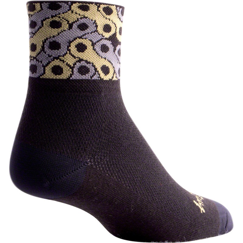SockGuy Classic Links Socks – 3″ Black Small/Medium