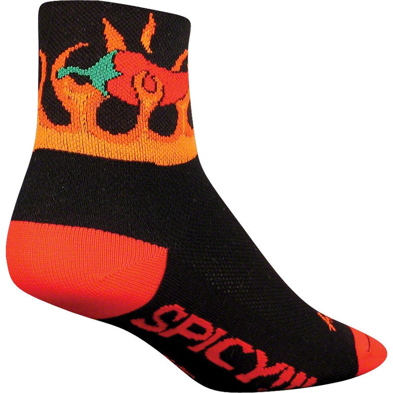 SockGuy Classic Spicy Socks – 3″ Black Large/X-Large