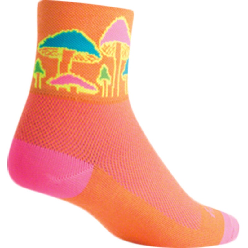 SockGuy Classic Trippin Socks – 3″ Orange Small/Medium