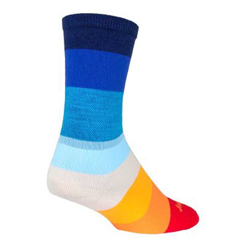 SockGuy Crew 70s Socks – 6″ Blue Small/Medium