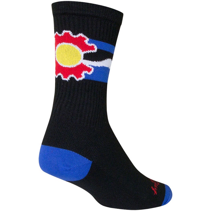 SockGuy Crew Cogorado Socks – 6″ Black Large/X-Large
