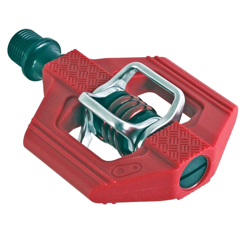 Crankbrothers Candy 1 Pedals – Dual Sided Clipless Platform Composite 9/16″ Red