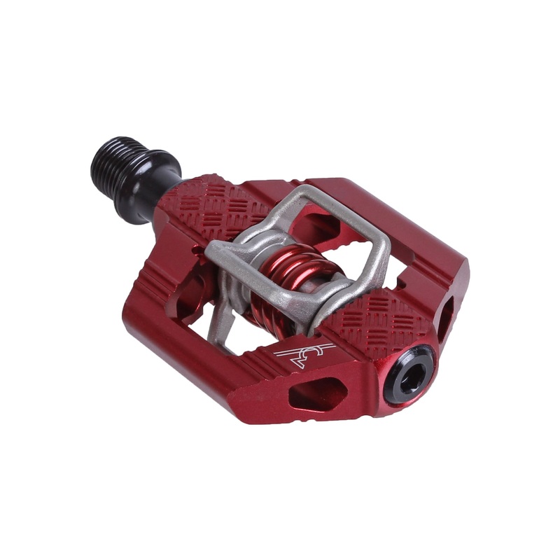 Crankbrothers Candy 3 Pedals – Dual Sided Clipless Aluminum 9/16″ Dark Red