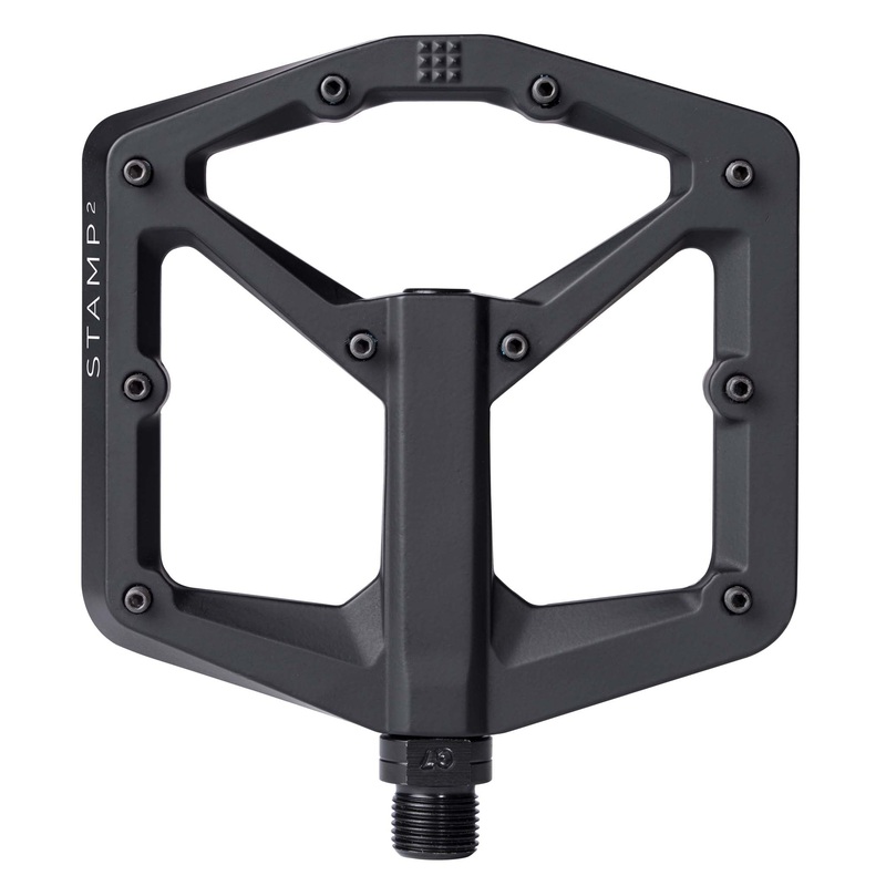 Crankbrothers Stamp 2 Pedals – Platform Aluminum 9/16″ Black Large