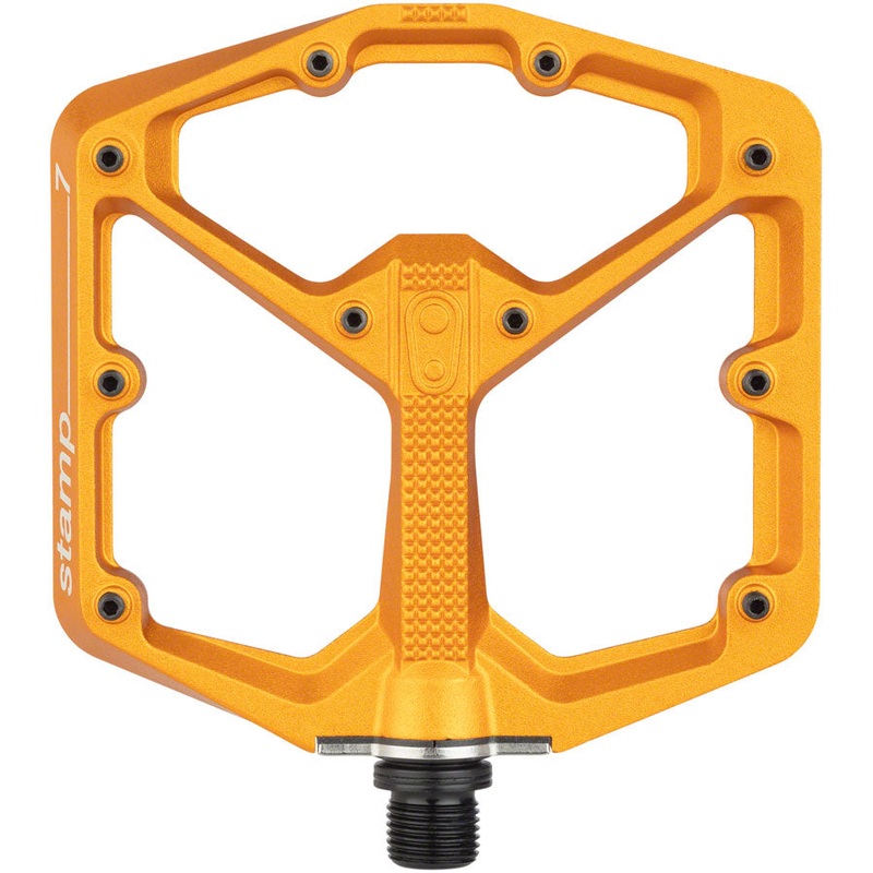 Crankbrothers Stamp 7 Pedals – Platform Aluminum 9/16″ Orange Large