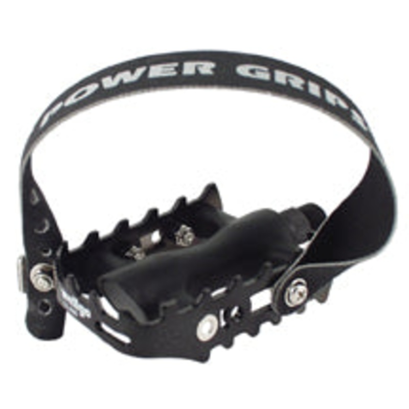 Power Grips Sport Pedal Kit – Plastic 9/16″ Black