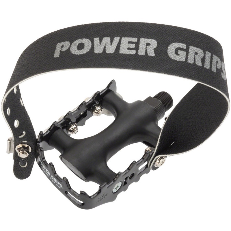 Power Grips Sport Pedal Kit – Plastic 9/16″ Black XL