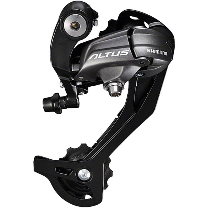 Shimano Altus RD-M370-SGS Rear Derailleur – 9 Speed Long Cage Black