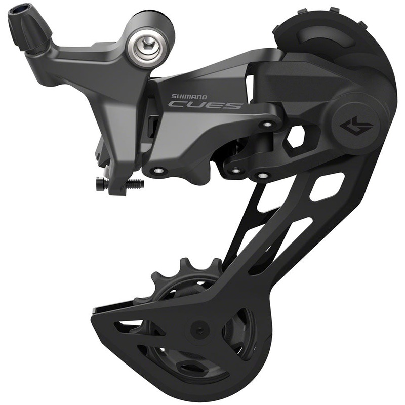 Shimano CUES RD-U6020-SGS Rear Derailleur – 10-Speed Shadow Design Direct Attach Long Cage BLK