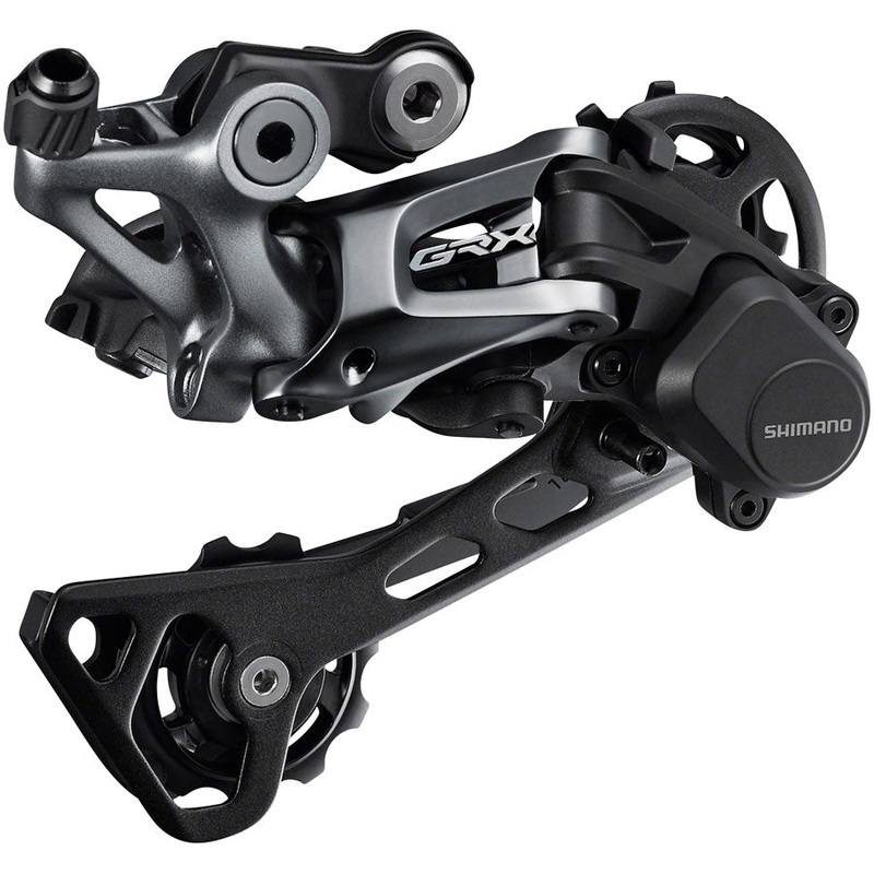Shimano GRX RD-RX812 Rear Derailleur – 11-Speed Long Cage BLK With Clutch For 1x 42t Low Sprocket Max