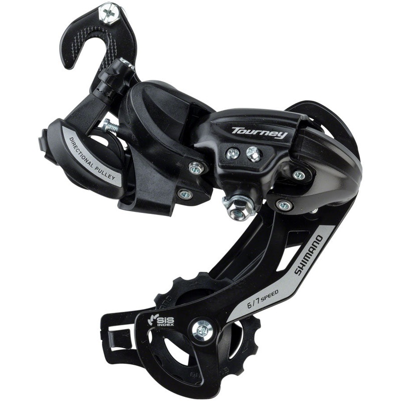 Shimano Tourney RD-TY500-SGS Rear Derailleur – 67 Speed Long Cage BLK BMX/Track Frame Hanger