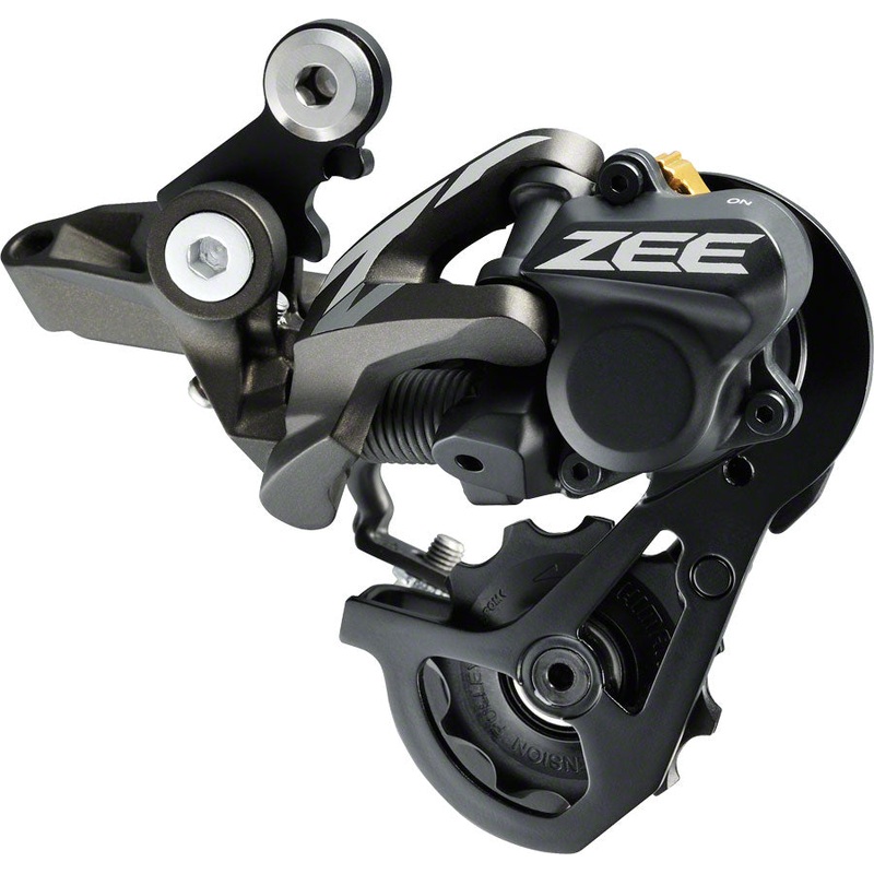 Shimano ZEE RD-M640-SS Rear Derailleur – 10 Speed Short Cage Gray With Clutch Wide Ratio Freeride
