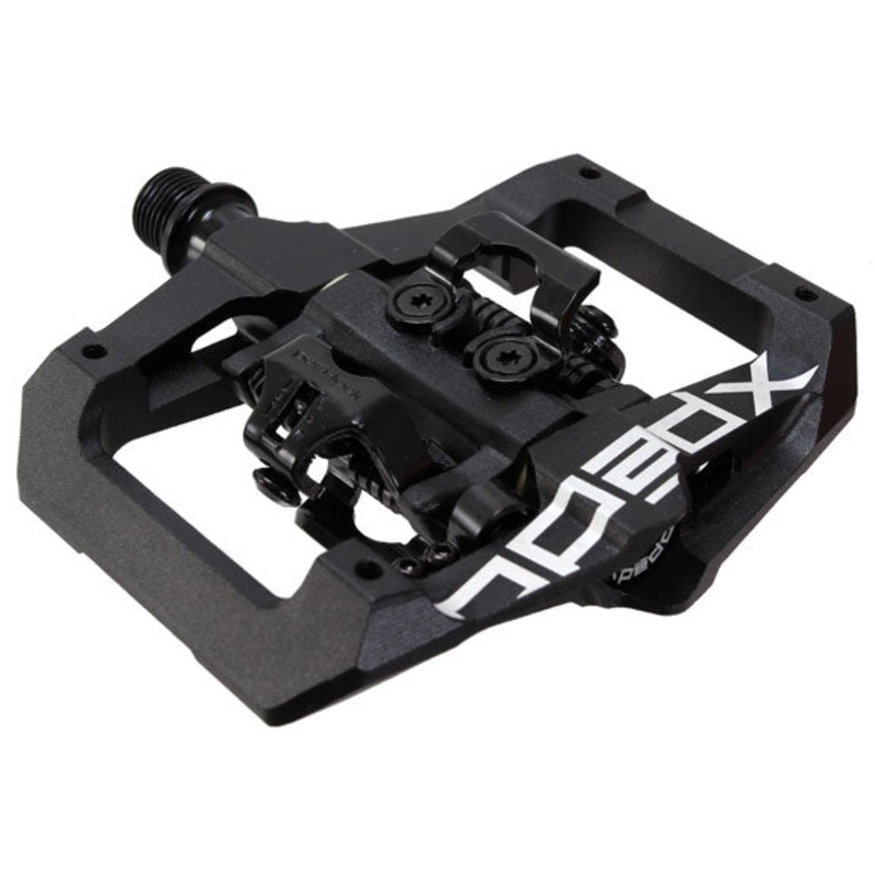 Xpedo GFX Pedals – Dual Sided Clipless with Platform Aluminum 9/16″ Black