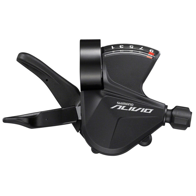 Shimano Alivio SL-M3100-R Shifter – Right 9-Speed RapidFire Plus Optical Gear Display
