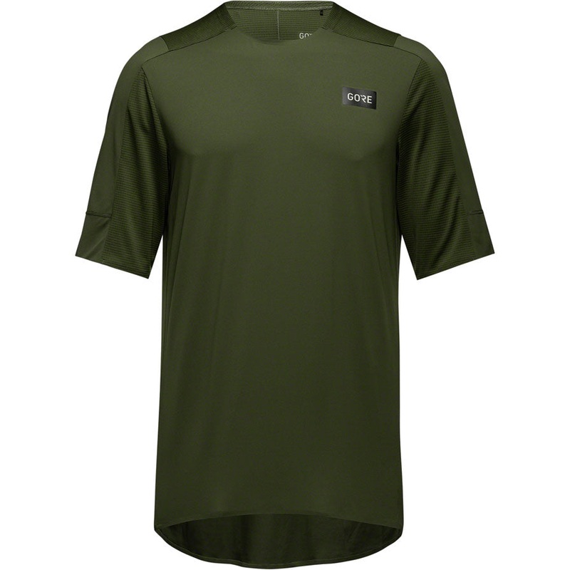 Gorewear Trail KPR Tech Jersey – Utility Green Mens Medium