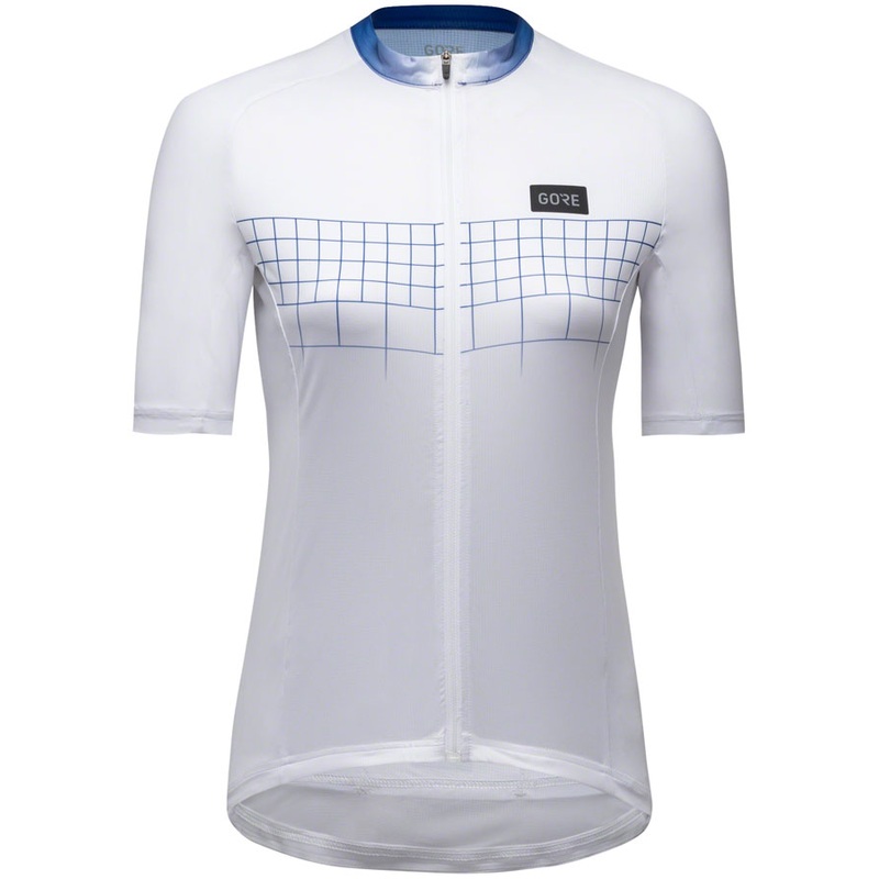 Gorewear Grid Fade Jersey 2.0 – White/Blue Womens X-Small