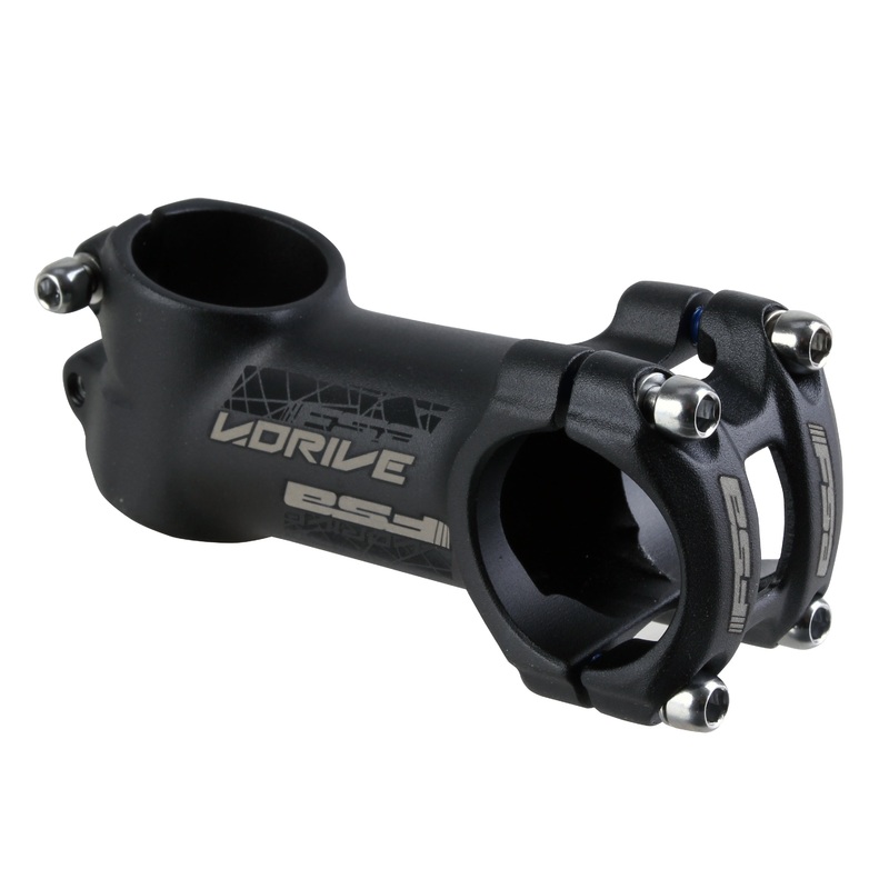 Full Speed Ahead V-Drive Stem – 90mm 31.8 clamp +/-17 1 1/8″ Aluminum Black