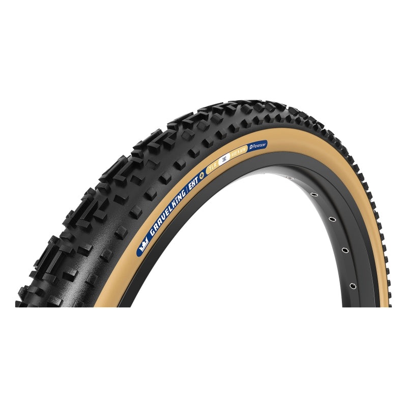 Panaracer GravelKing EXT Plus Tire – 700 x 45 Tubeless Folding Black/Brown