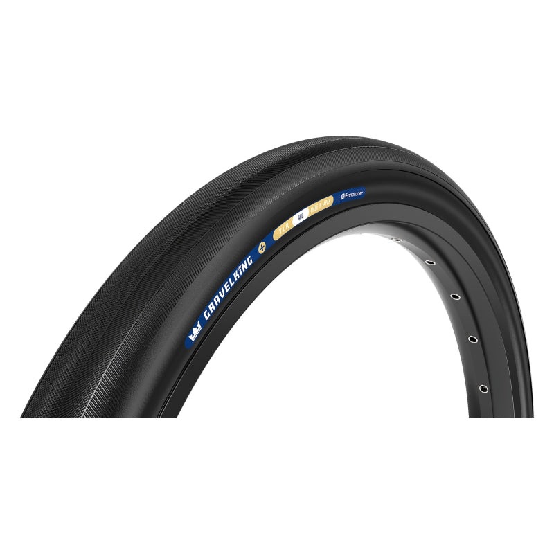 Panaracer GravelKing Slick Plus Tire – 700 x 35 Tubeless Folding Black