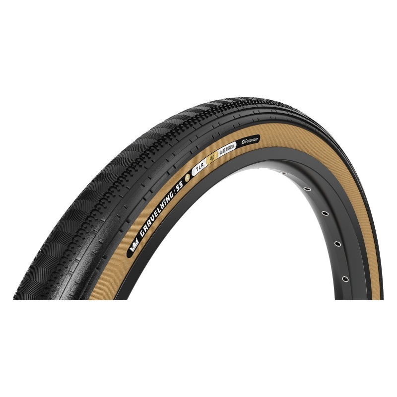Panaracer GravelKing SS R Tire – 700 x 28 Clincher Folding Black/Amber