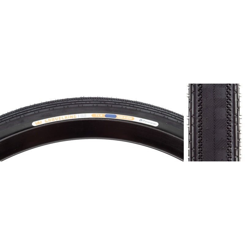 Panaracer GravelKing SS Tire – 650b x 38 / 27.5 x 1.50 Tubeless Folding BLK