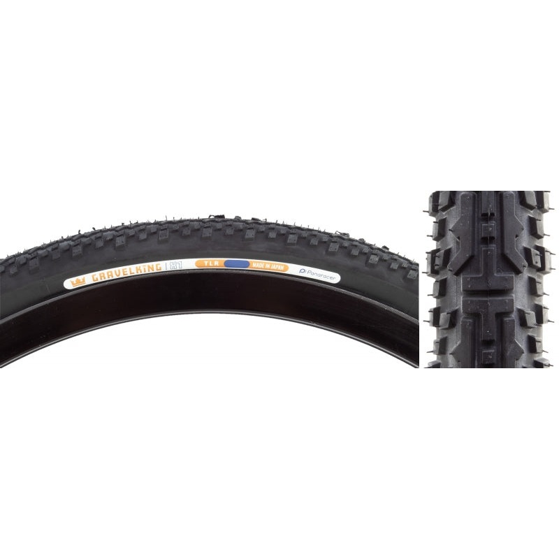 Panaracer GravelKing X1 Tire – 700 x 35 Tubeless Folding Black