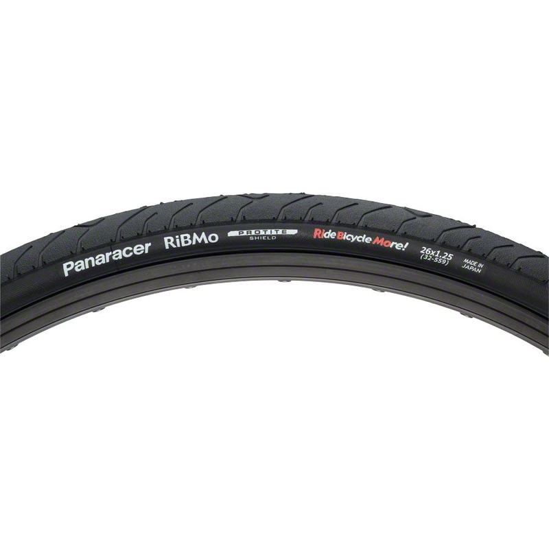 Panaracer RiBMo ProTite Tire – 26 x 1.25 Clincher Folding Black 60tpi
