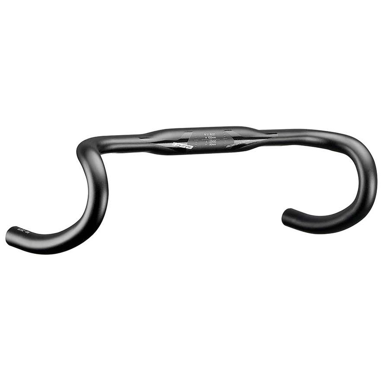 Full Speed Ahead Gossamer Compact Drop Handlebar – Aluminum 31.8mm 44cm BLK