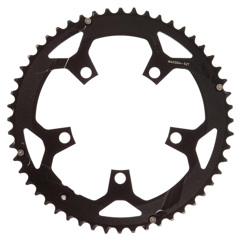 Full Speed Ahead Pro Road Chainring – 52t 110 BCD Aluminum N11 Black