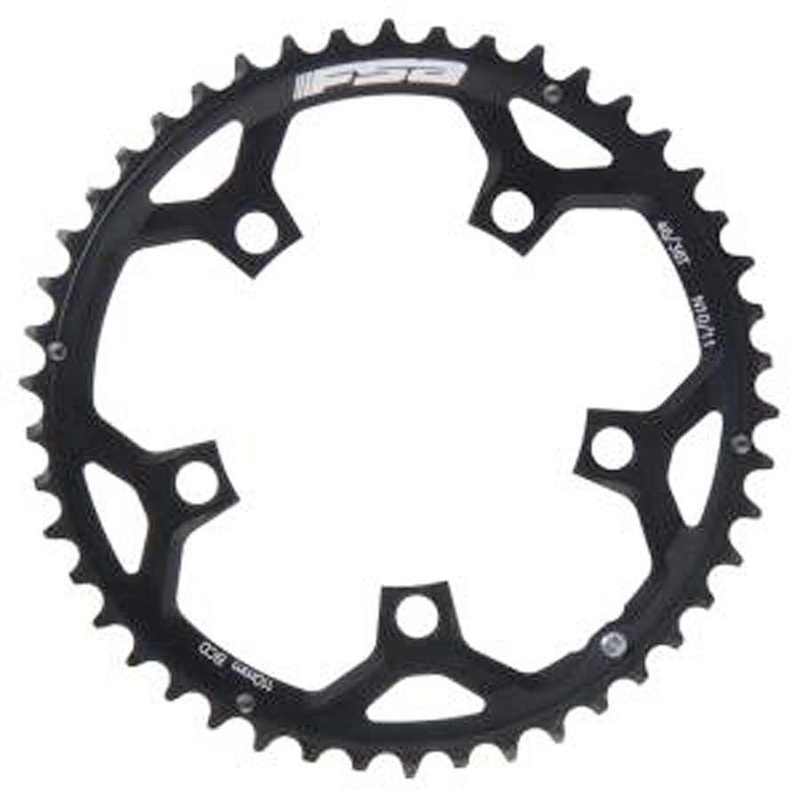 Full Speed Ahead Pro Road Chainring – 53t 130 BCD Aluminum N11 Black