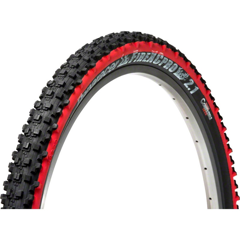 Panaracer Fire Pro Tire – 26 x 2 .1 Tubeless Folding Black/Red