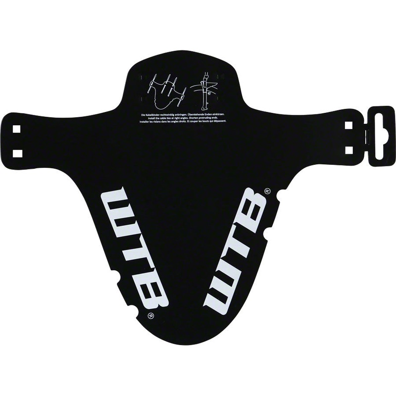 WTB Logo MTB Mud Guard Fork Mount Black
