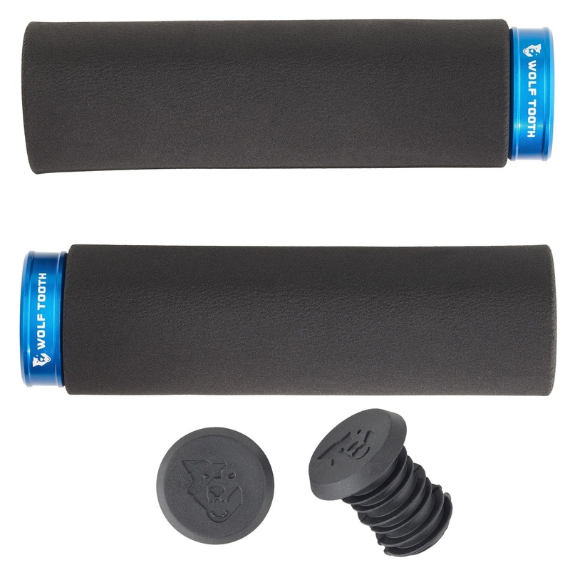 Wolf Tooth Fat Paw Lock-on Grips – Black/Blue