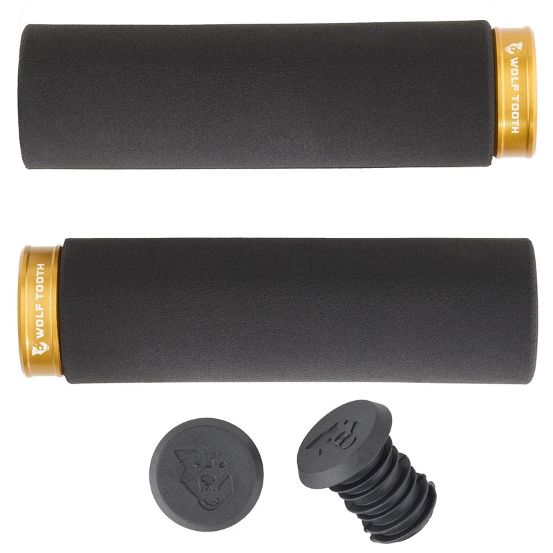 Wolf Tooth Fat Paw Lock-on Grips – Black/Gold