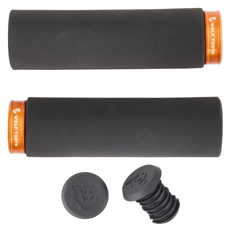 Wolf Tooth Fat Paw Lock-on Grips – Black/Orange