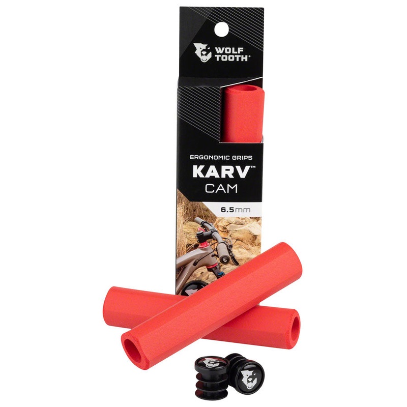 Wolf Tooth Karv Cam Grips – Red