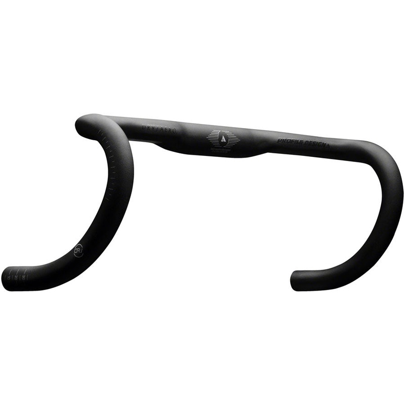 Profile Design DRV/AEROa Road Drop Handlebar – 40cm 120mm Drop 136mm Reach 31.8mm BLK