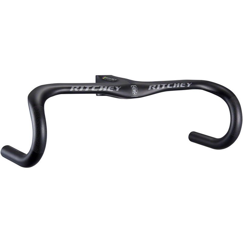 Ritchey WCS Carbon Solostreem Drop Handlebar – Integrated Bar/Stem Carbon 44cm 130mm Matte Carbon