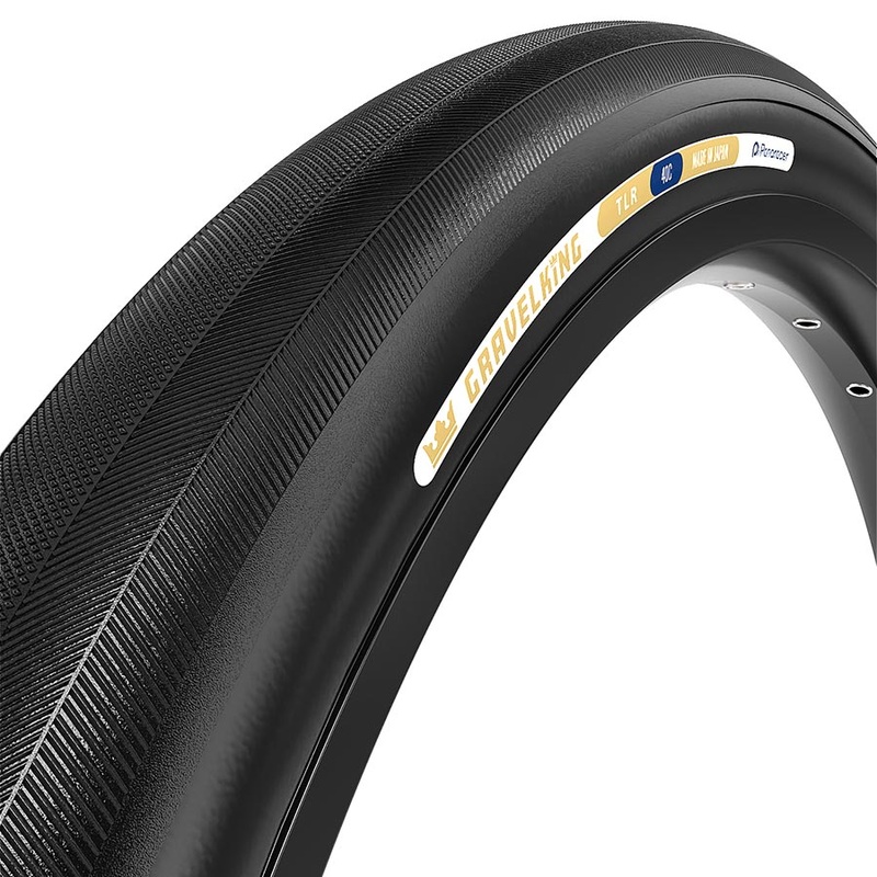 Panaracer GravelKing Slick Tire – 700 x 40 Tubeless Folding Black