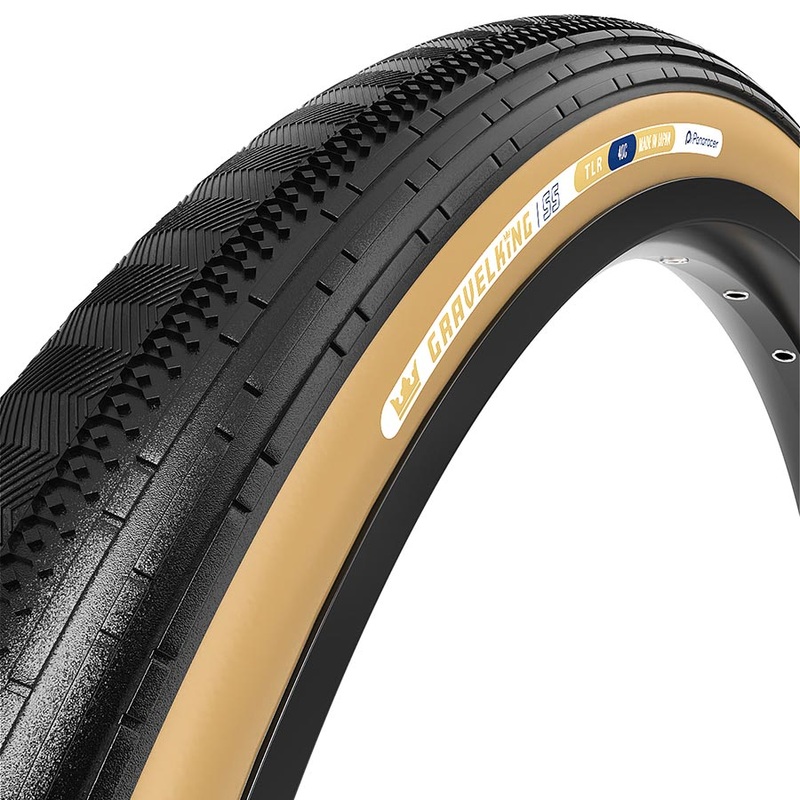 Panaracer GravelKing SS Tire – 700 x 40 Tubeless Folding Black/Brown
