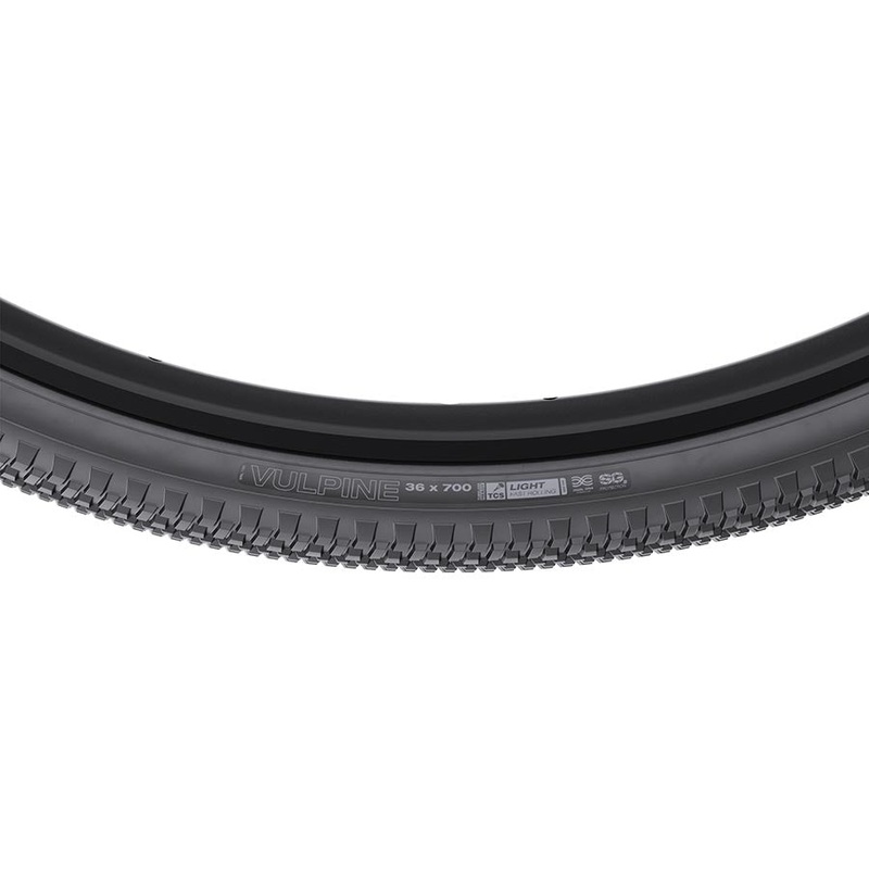 WTB Vulpine Tire – 700 x 36 TCS Tubeless Folding BLK Light/Fast Rolling Dual DNA
