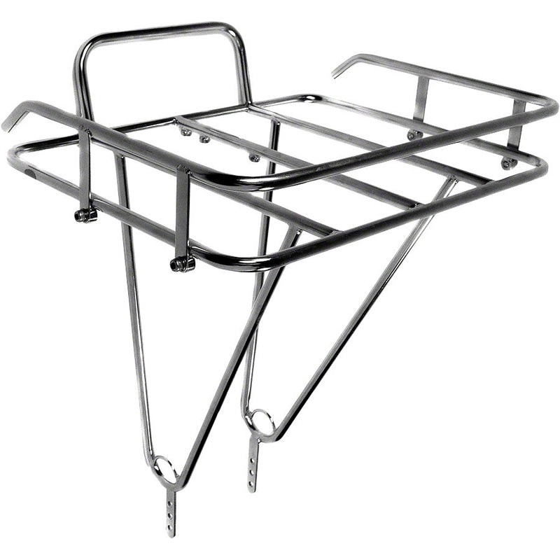 Velo Orange Porteur Front Rack: Polished Stainless Steel