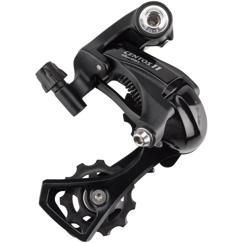 microSHIFT Centos Rear Derailleur – 11 Speed Short Cage Black