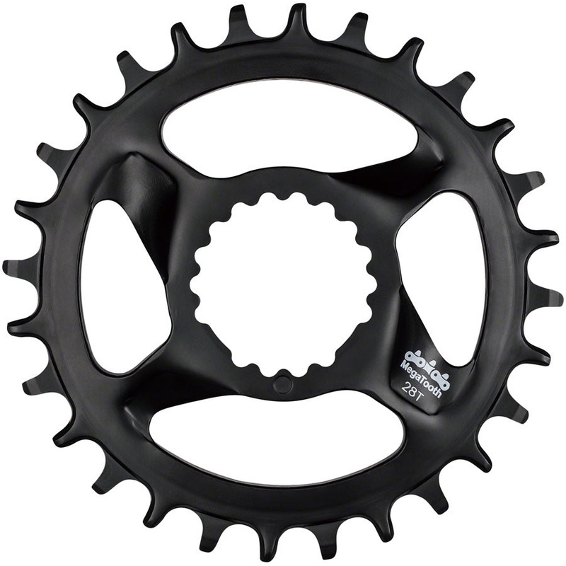 Full Speed Ahead Comet MegaTooth Direct Mount Chainring – 28t FSA Direct Mount For 12-Speed Shimano Hyperglide+ BLK